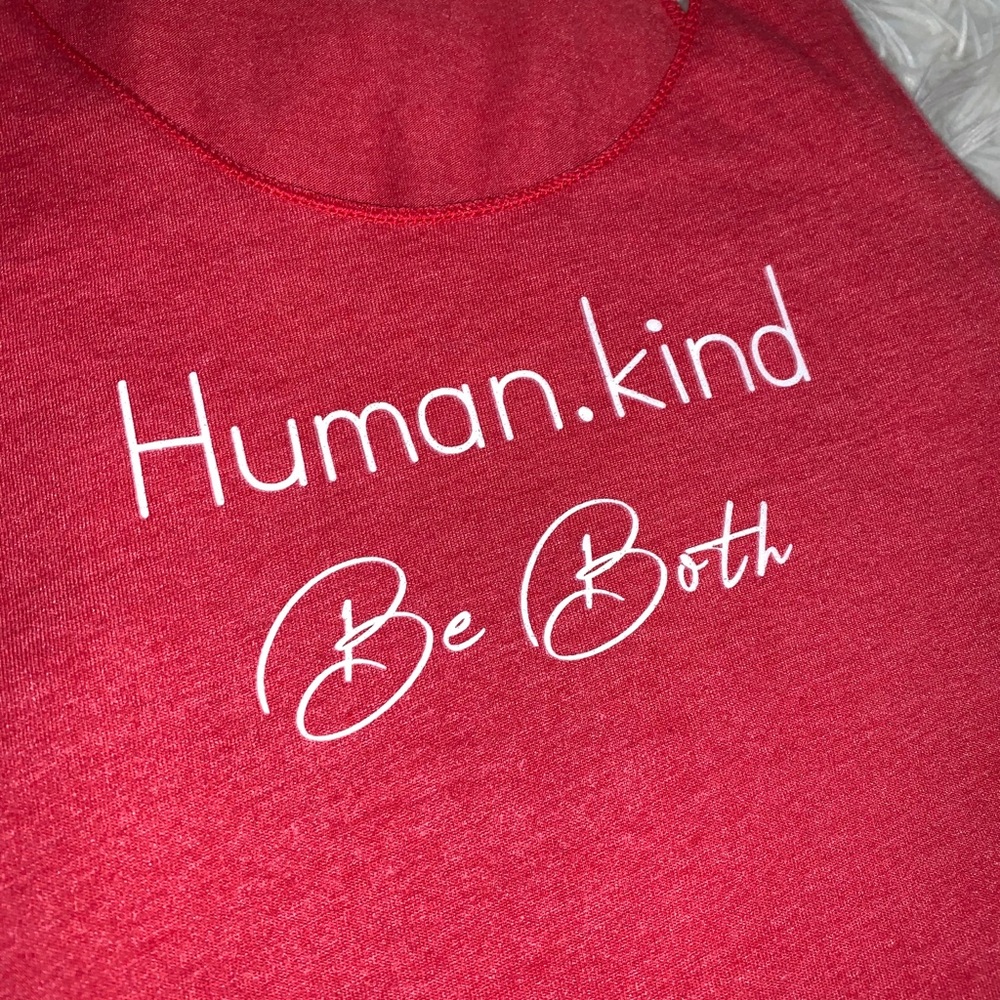 Humankind Be Both Racerback Tank Top - Picture 4 of 6